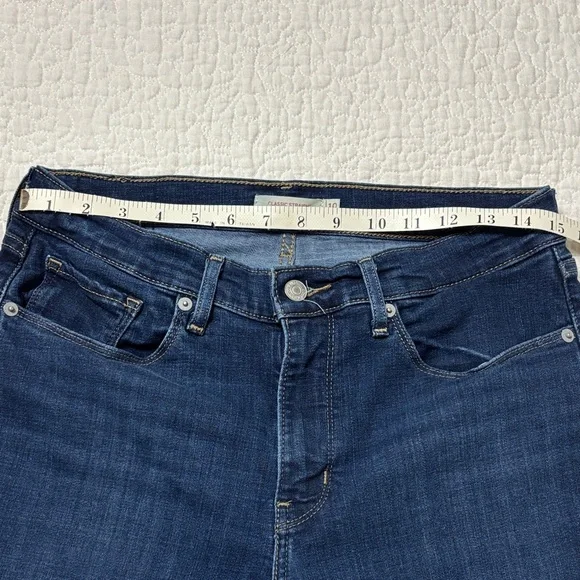 Levi's Women's Dark Blue Straight Jeans - Picture 6 of 9